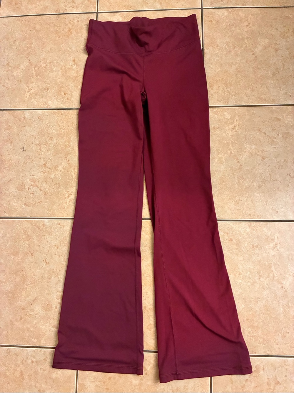 GAP Burgundy Boot-Cut Flare Pants